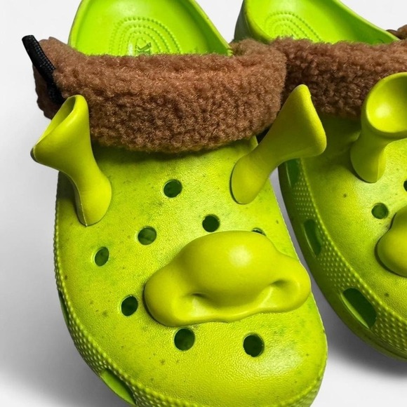 DreamWorks Shrek × Crocs Women's 9/Men's 7 Unisex Clogs EXCELLENT - Picture 2 of 8